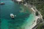 Alanya dockyard and beach